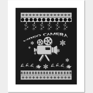 Merry Christmas VIDEO CAMERA Posters and Art